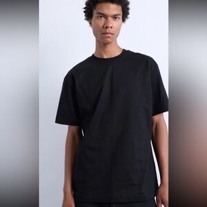 TOPMAN Longline Fit Men’s Black T Shirt L